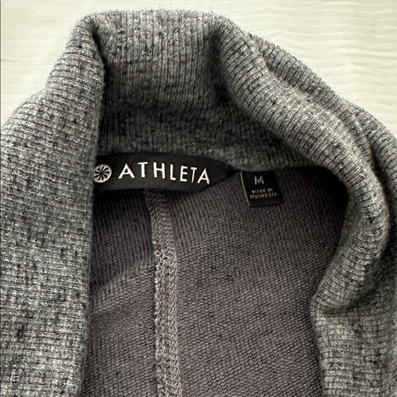 Athleta Cozy Soft Pranayama Wrap Light Gray Heather Womens Size Medium‎ - Picture 5 of 11
